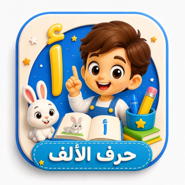 حرف الألف 3D