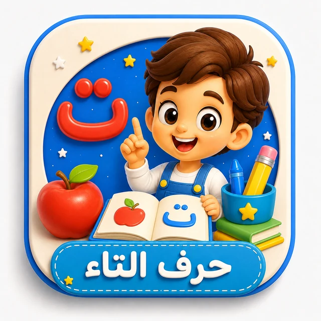 حرف التاء 3D