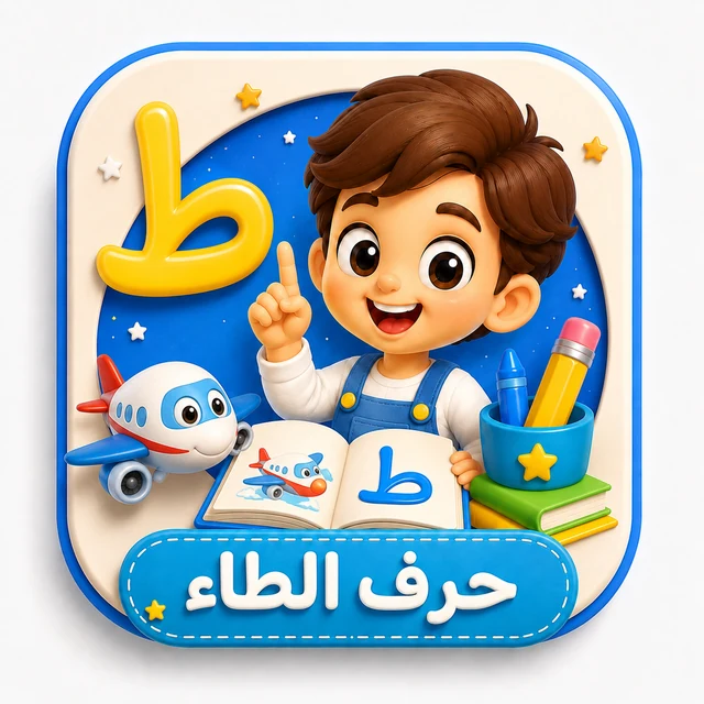 حرف الطاء 3D