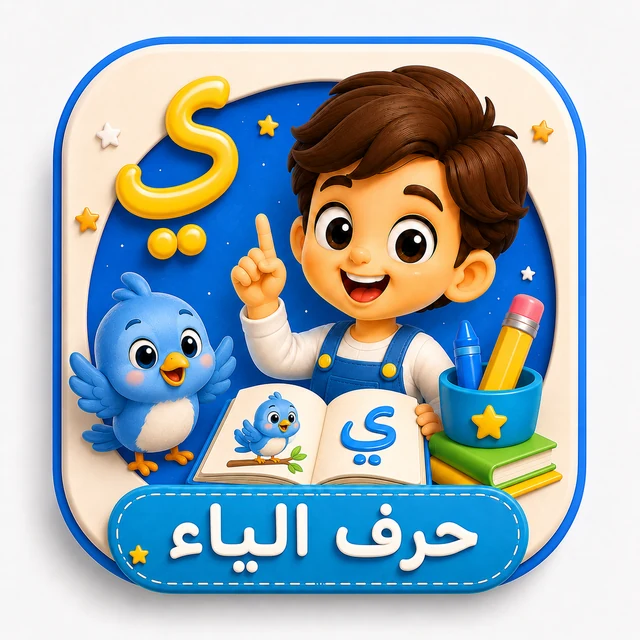 حرف الياء 3D