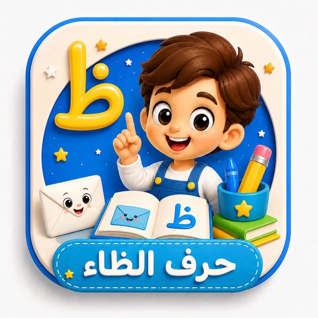 حرف الظاء 3D