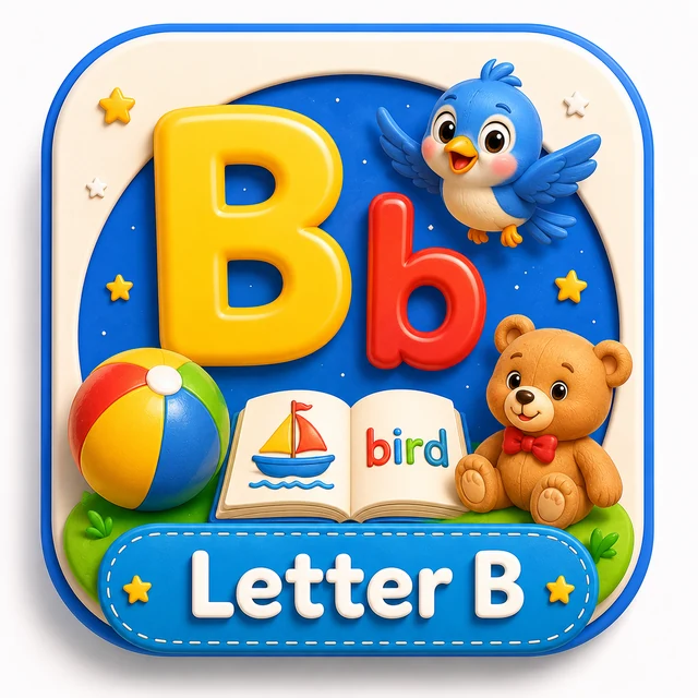 Letter B 3D