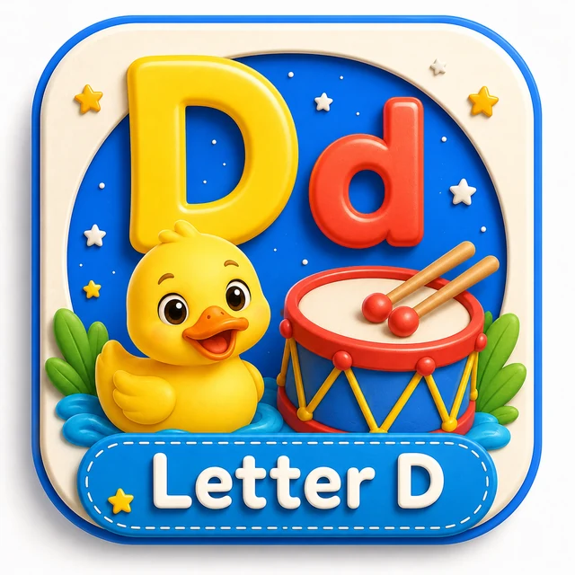 Letter D 3D