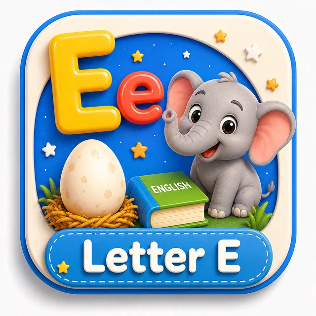 Letter E 3D