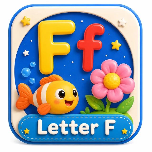 Letter F 3D