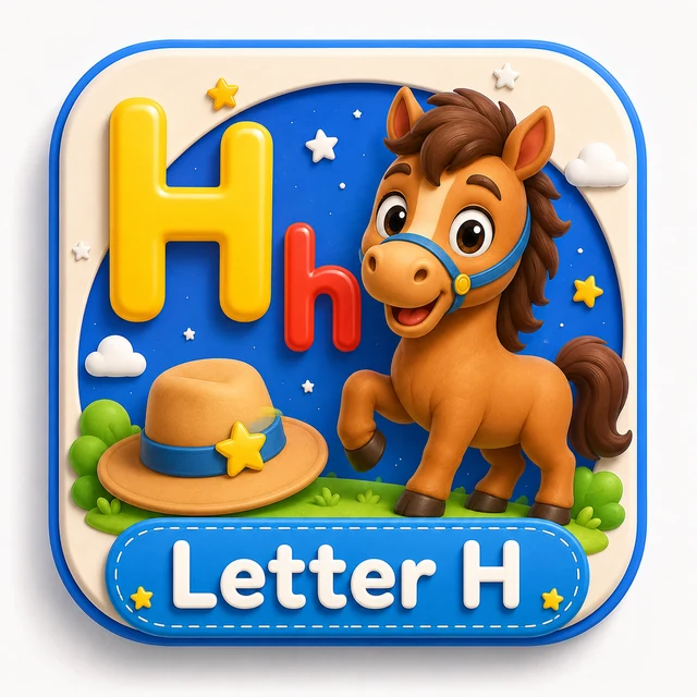 Letter H 3D