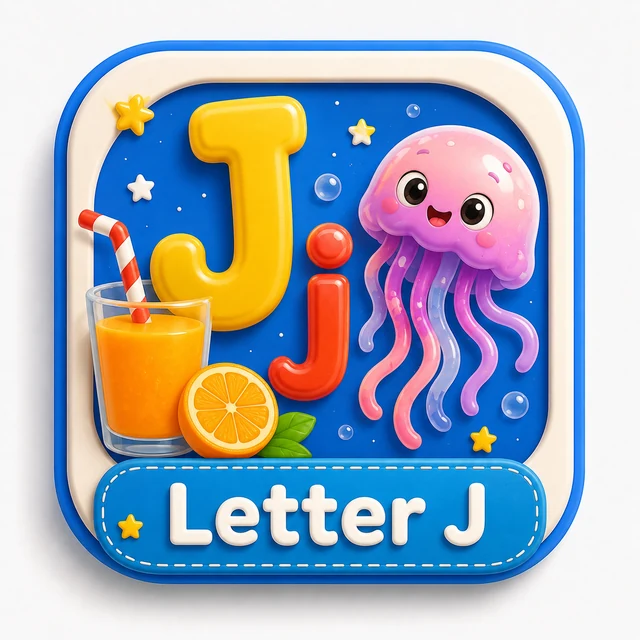 Letter J 3D