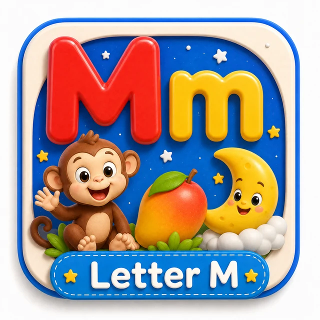 Letter M 3D