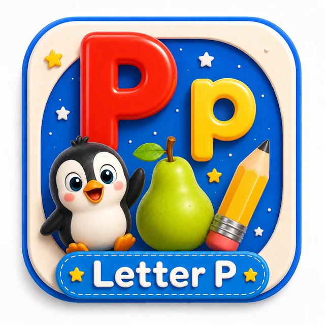 Letter P 3D