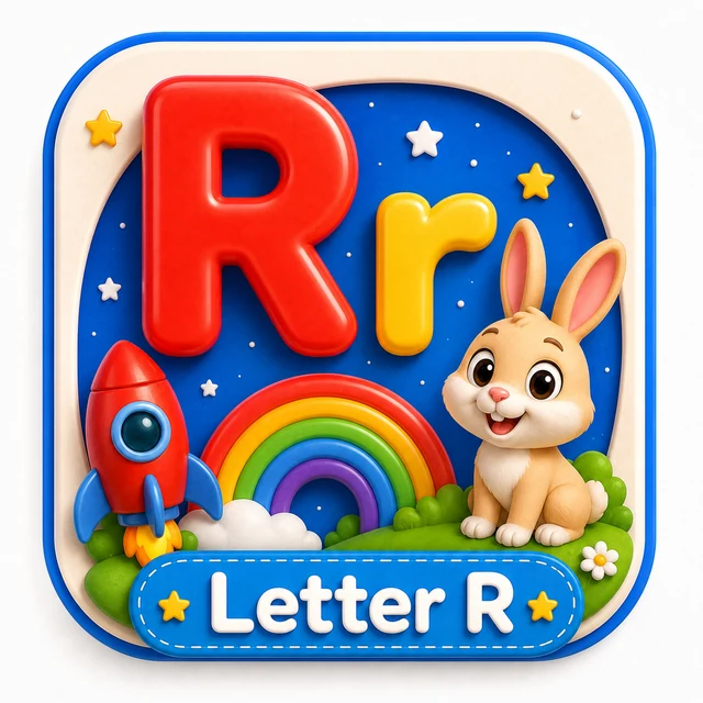 Letter R 3D
