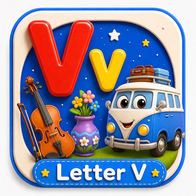 Letter V 3D