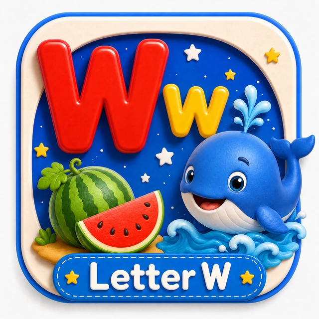 Letter W 3D