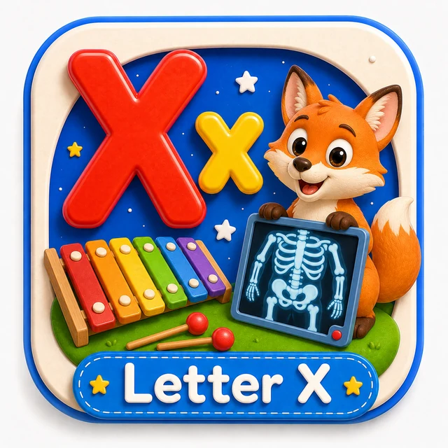 Letter X 3D